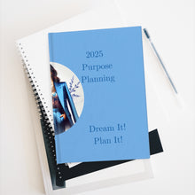 Load image into Gallery viewer, Blue Purpose &amp; Power Planning, Wildly Capable Minimalist Blank Lined Journal, Inspirational Letters to Daughter Journal Mentor Friend Gift
