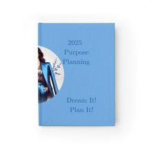 Load image into Gallery viewer, Blue Purpose &amp; Power Planning, Wildly Capable Minimalist Blank Lined Journal, Inspirational Letters to Daughter Journal Mentor Friend Gift
