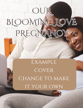 Load image into Gallery viewer, Blooming Love Personalized Pregnancy Journal
