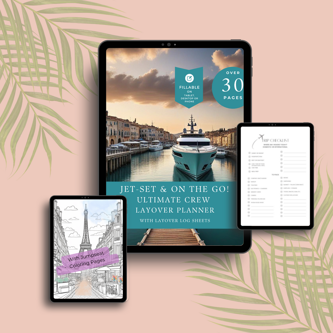 Jet-Set and On The Go! Crew Travel Planner (B)