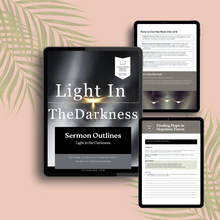 Load image into Gallery viewer, Light in the Darkness Sermon Prep Series  &amp; Bible Study Outlines
