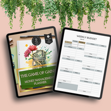 Load image into Gallery viewer, The Game of Gains - Money Management Tracker Planner
