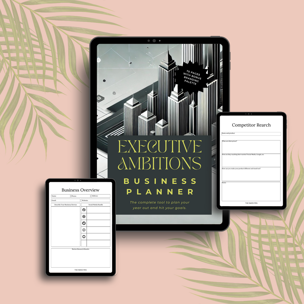 Executive Ambitions Business Planner