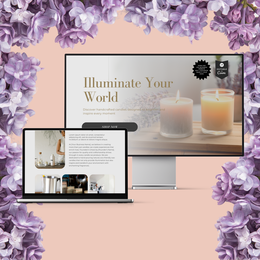 Candle Making  Website Template